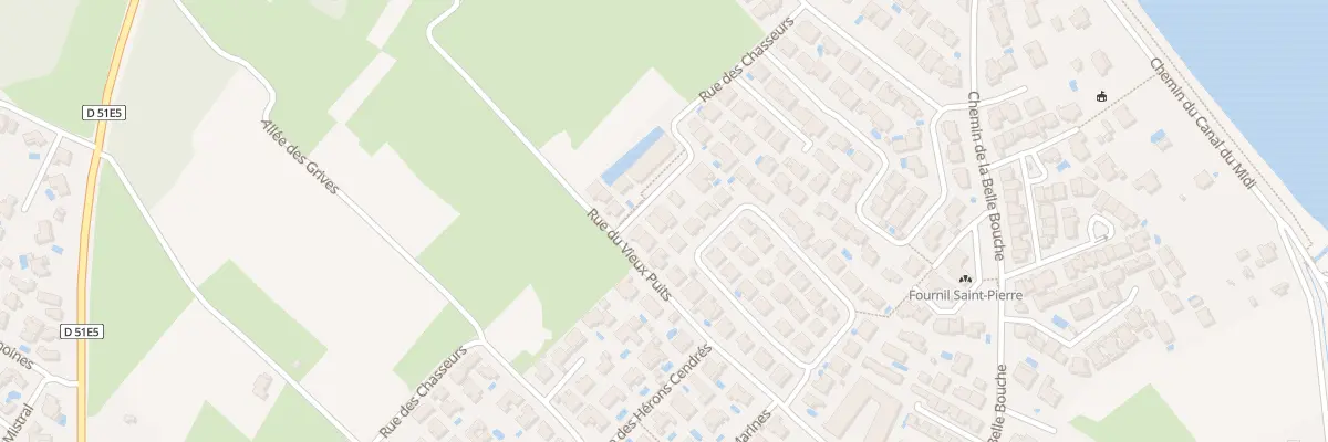 Plan du 82 Rue des Chasseurs à Marseillan