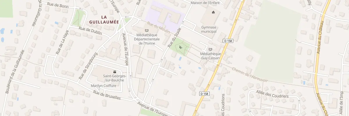 Plan du 140 Rue du Stade à Saint-Georges-sur-Baulche
