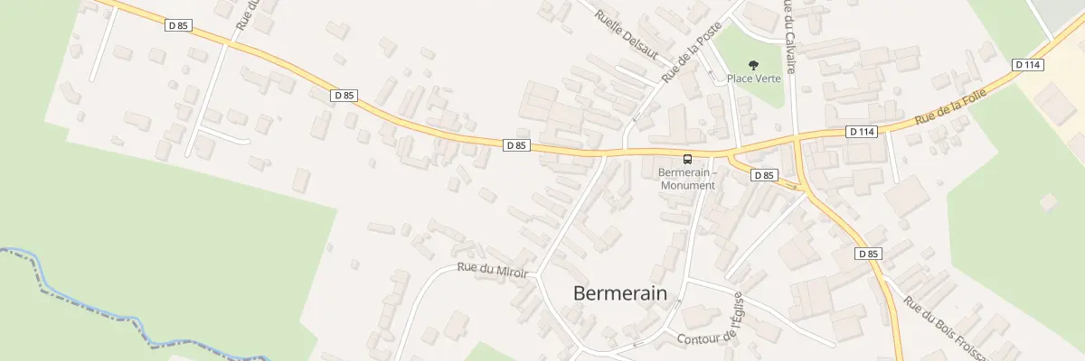 Plan du 42 Rue du Miroir à Bermerain
