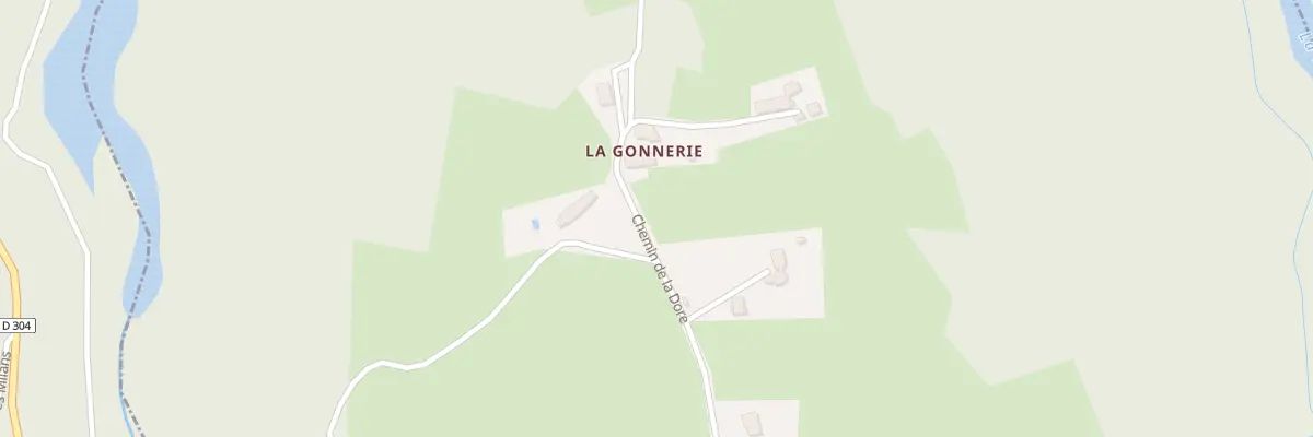 Plan du 5237 La Gonnerie à Domaize