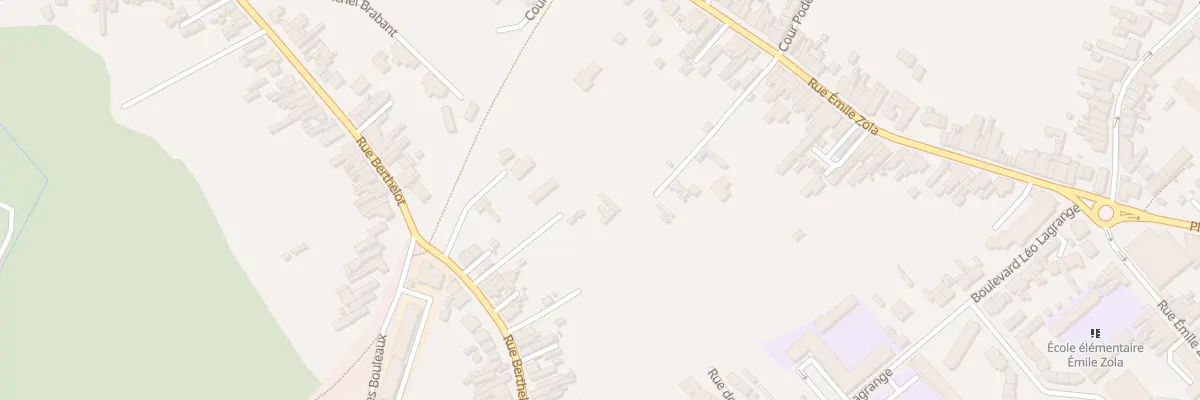 Plan du 80S Rue Emile Zola à Bruay-sur-l’Escaut