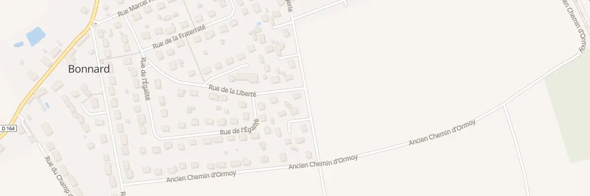 Plan du 22 Rue de la Liberté à Bonnard