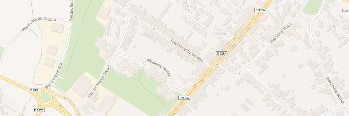 Plan du 18 Rue Pierre Brossolette à Bruay-sur-l’Escaut