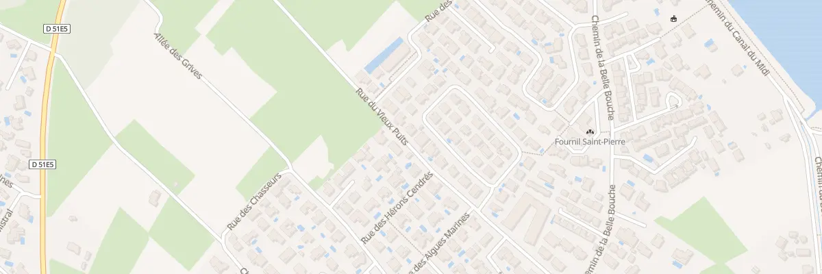 Plan du 42 Rue des Alouettes à Marseillan