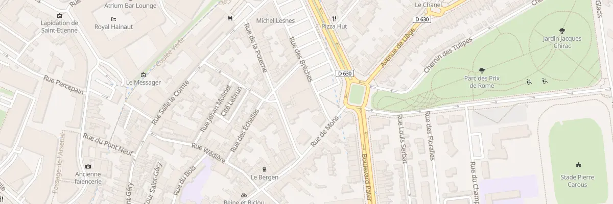 Plan du 23 Rue de la Poterne à Valenciennes