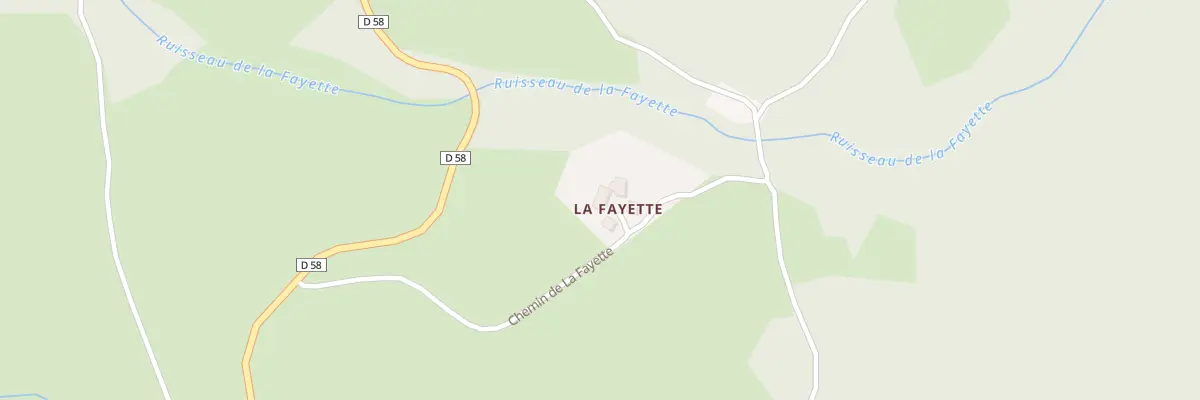 Plan du 5078 La Fayette à Aix-la-Fayette