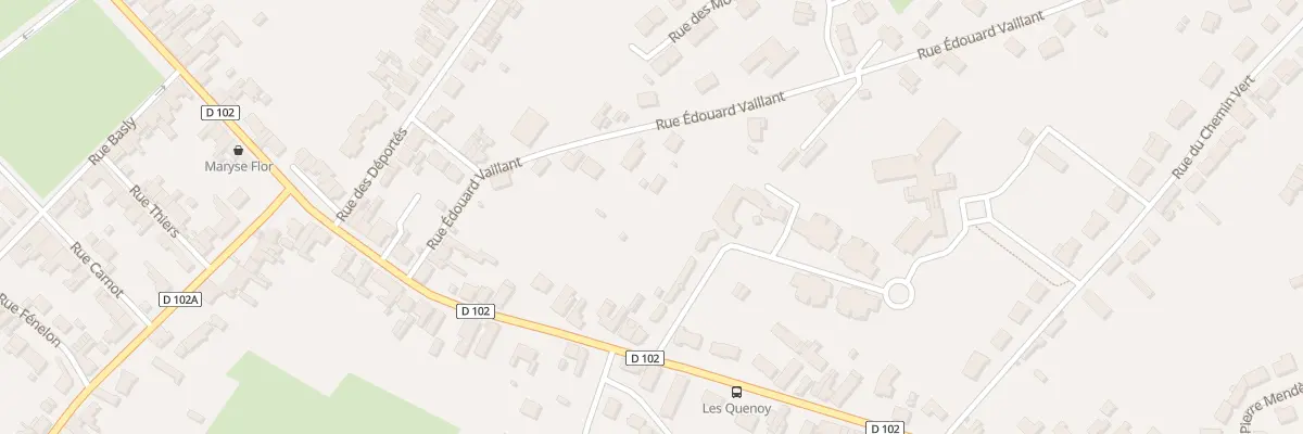 Plan du 25 Rue Jean Jaurès à Hergnies