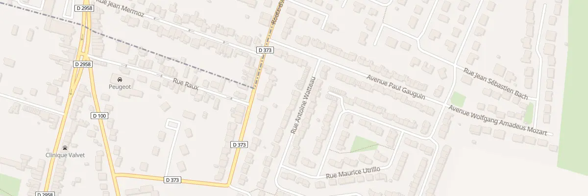 Plan du 3 Rue Antoine Watteau à Marly
