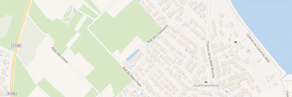 Plan du 68 Rue des Chasseurs à Marseillan