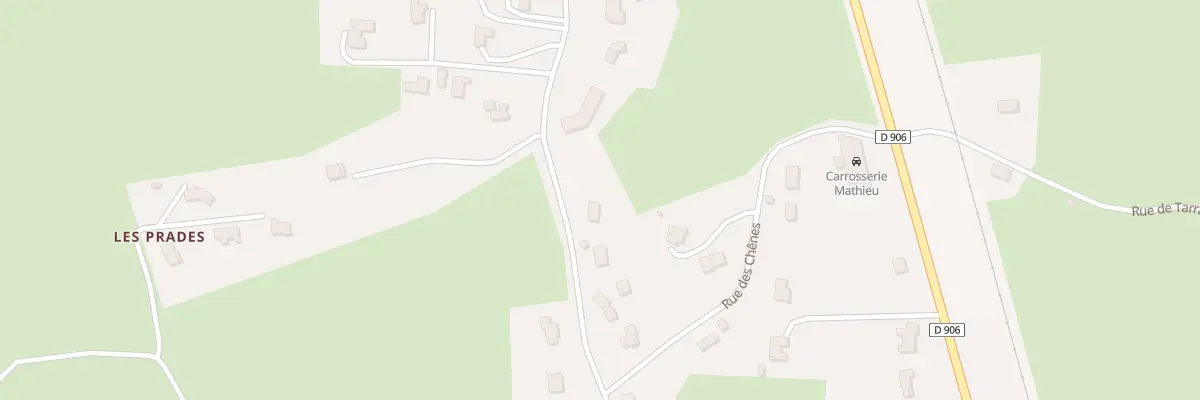 Plan du 8 Les Chenevrières à Courpière