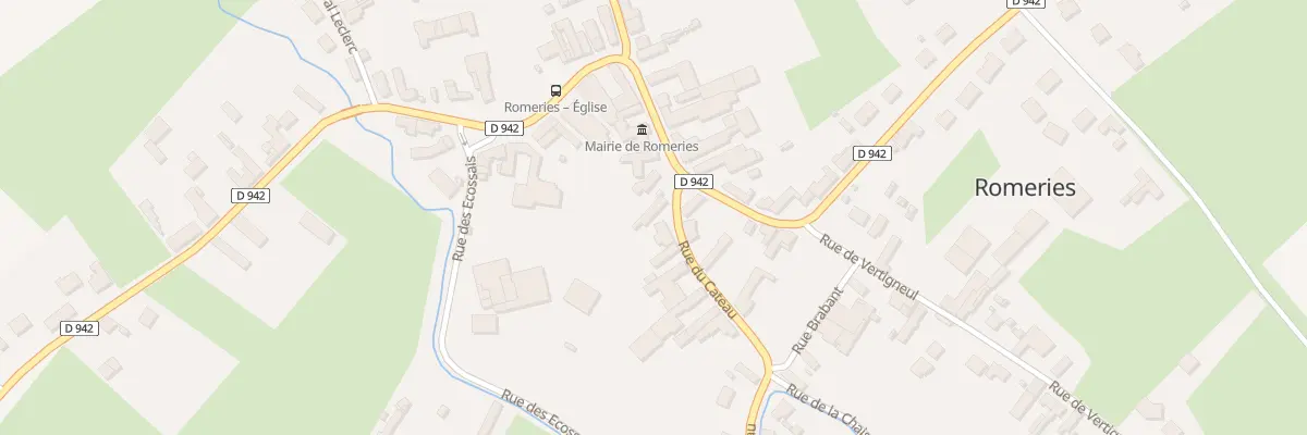 Plan du 8 Rue du Quesnoy à Romeries