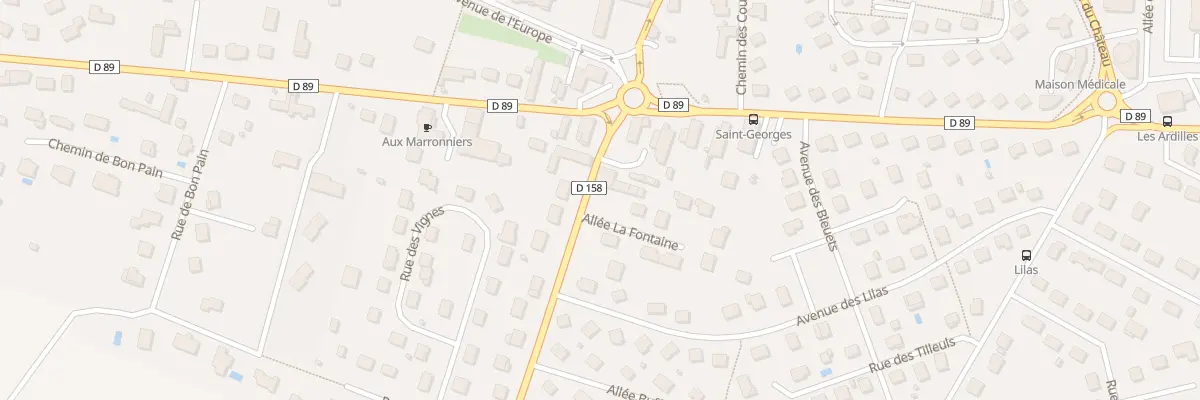Plan du 3 Rte de Chevannes à Saint-Georges-sur-Baulche