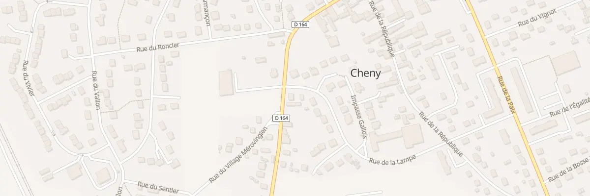 Plan du 9 Rue de Bonnard à Cheny