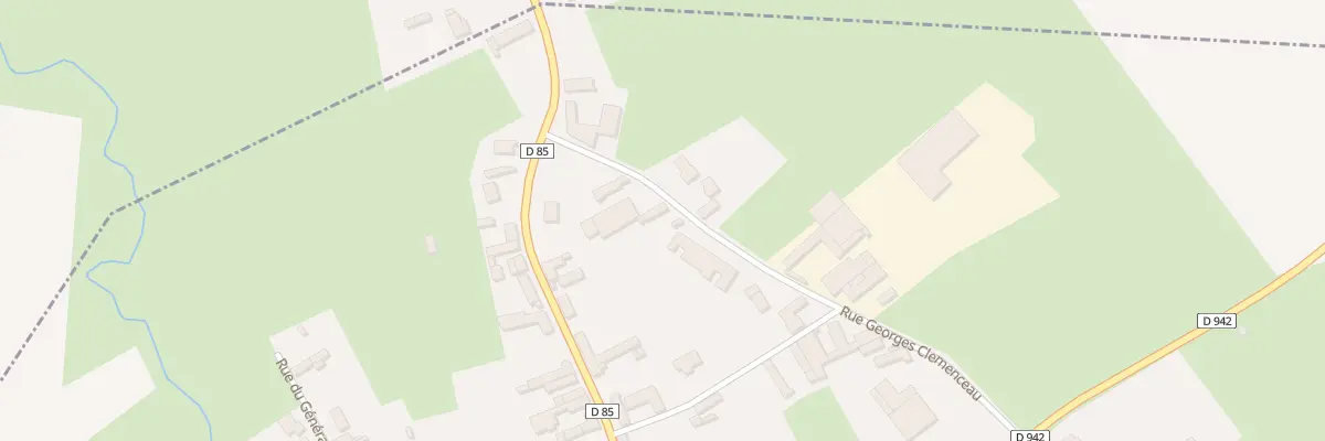 Plan du 4 Rue Georges Clemenceau à Romeries