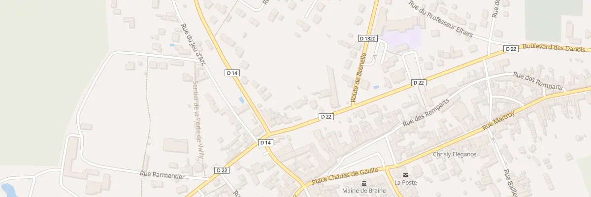Plan du 5 Bd des Danois à Braine