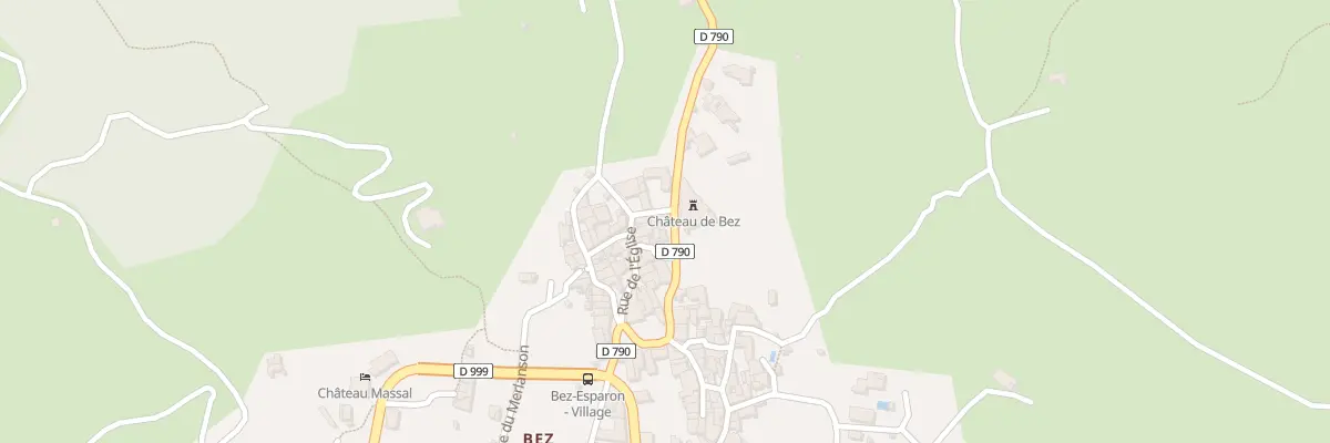 Plan du 5100 Le Village à Bez-et-Esparon