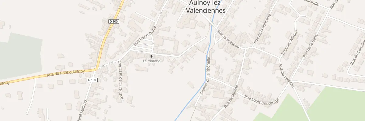 Plan du 10 Rue du Moulin à Aulnoy-lez-Valenciennes