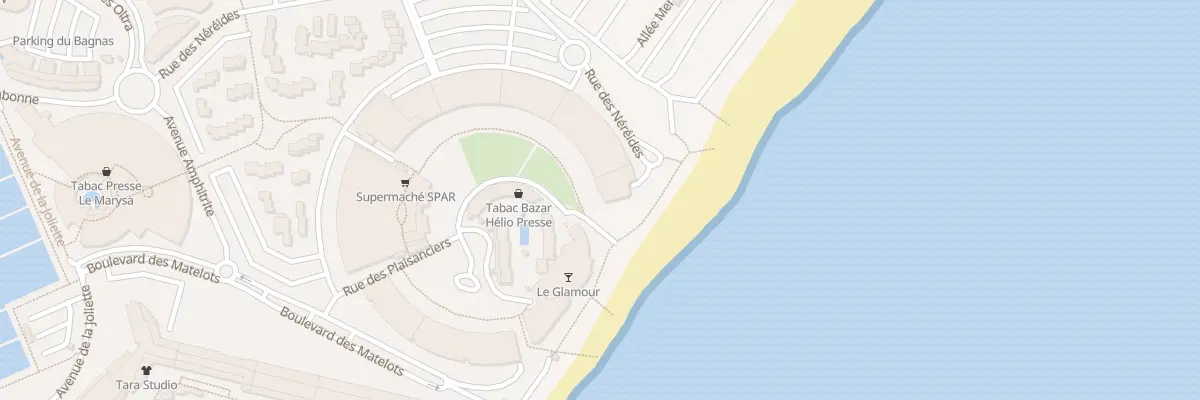 Plan du 12 Rue des Nereides à Agde