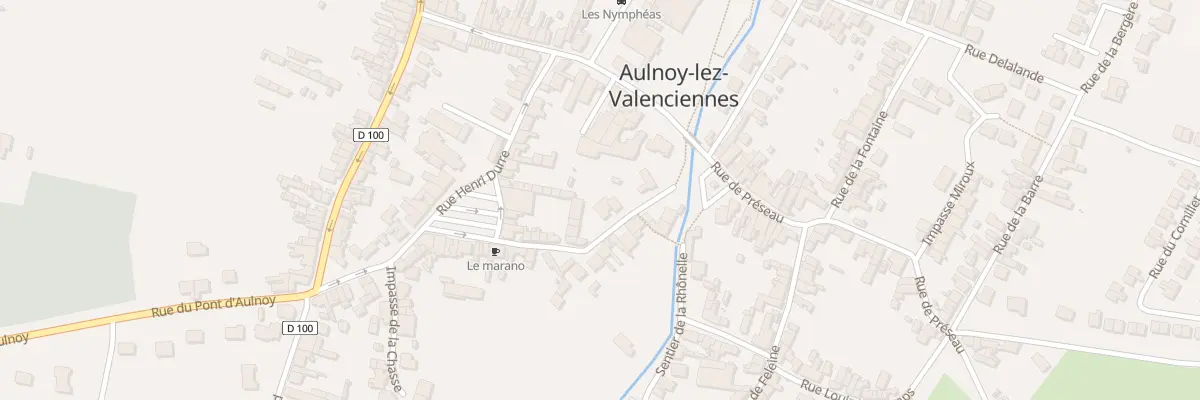 Plan du 11 Rue du Moulin à Aulnoy-lez-Valenciennes