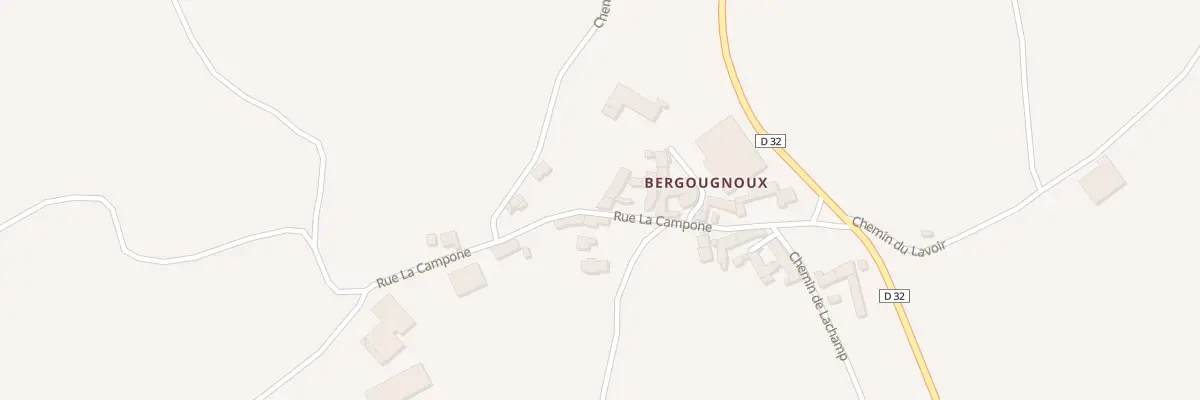 Plan du 5904 Bergougnoux à Saugues