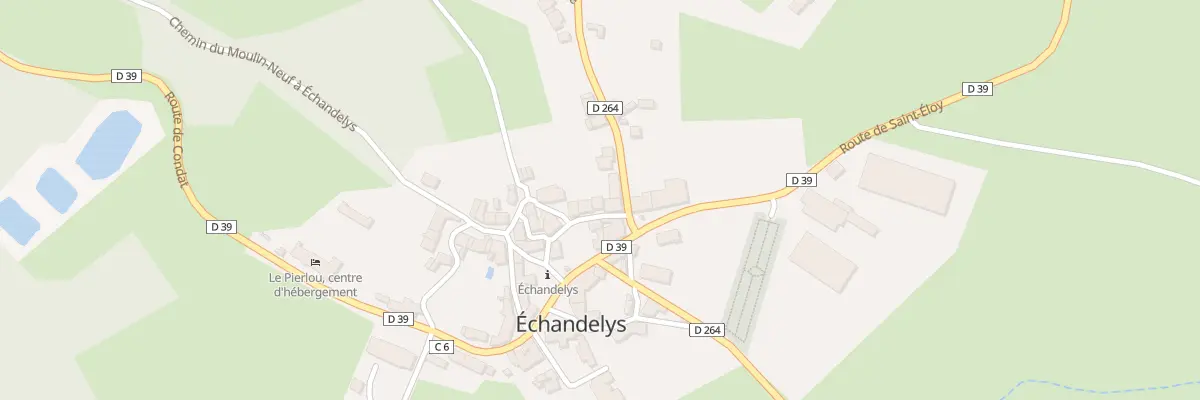 Plan du 5015 Le Bourg à Échandelys