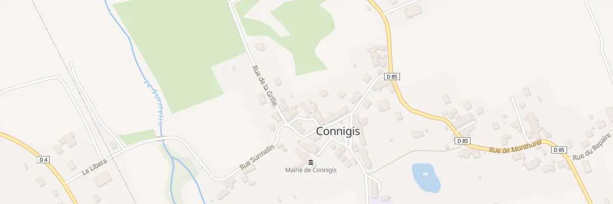 Plan du 5 Che du Clos à Connigis