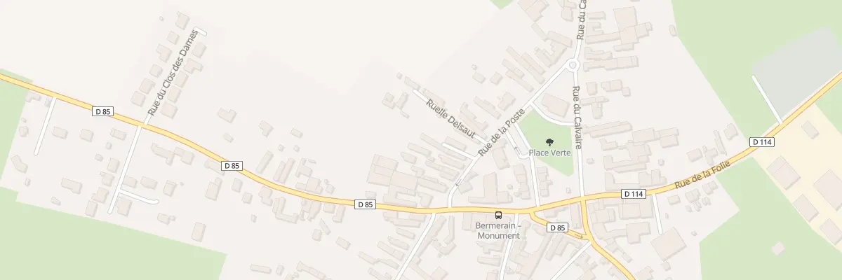 Plan du 60 Rue de la Poste à Bermerain