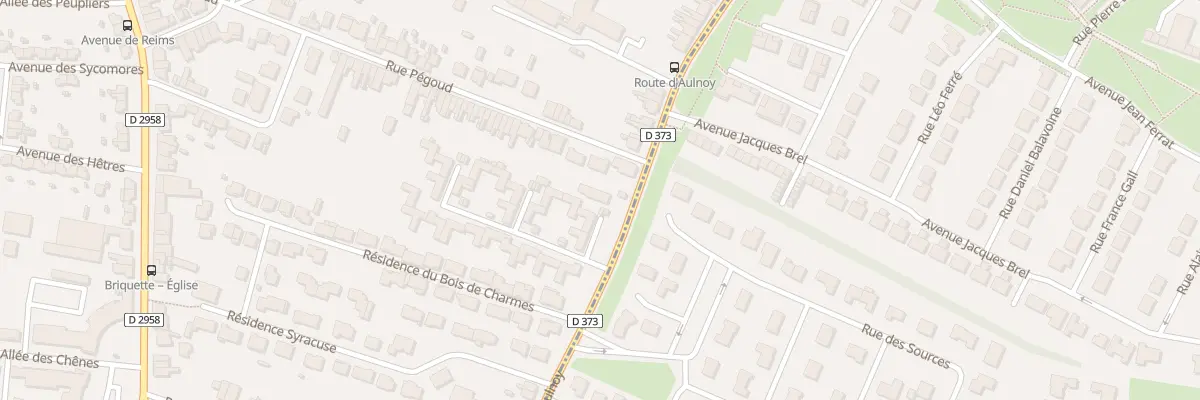 Plan du 58 Rte d’Aulnoy à Valenciennes