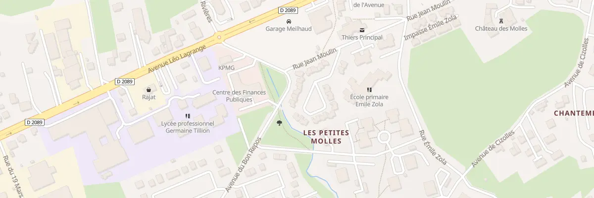 Plan du 8 Av du Bon Repos à Thiers