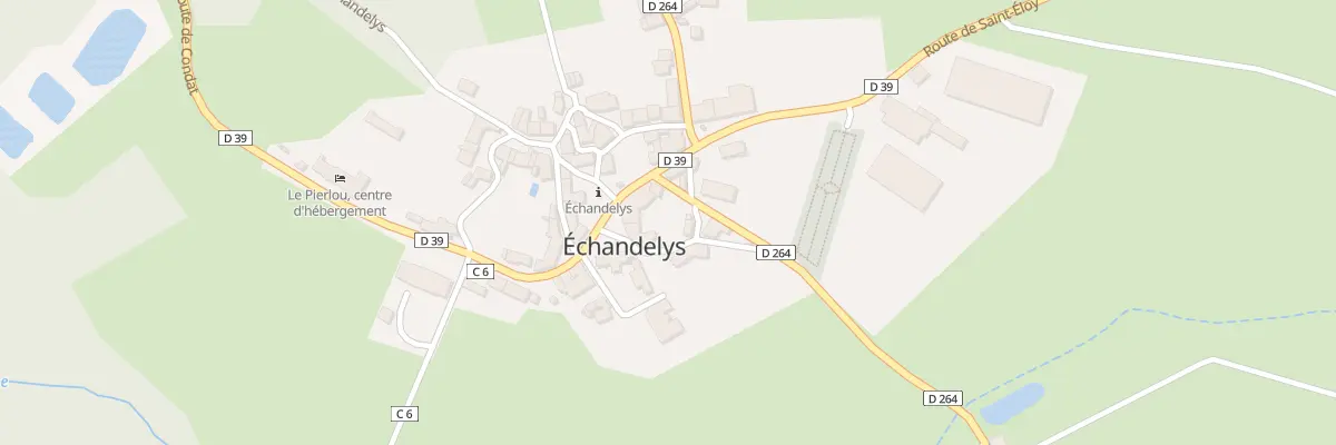 Plan du 5280 Le Bourg à Échandelys