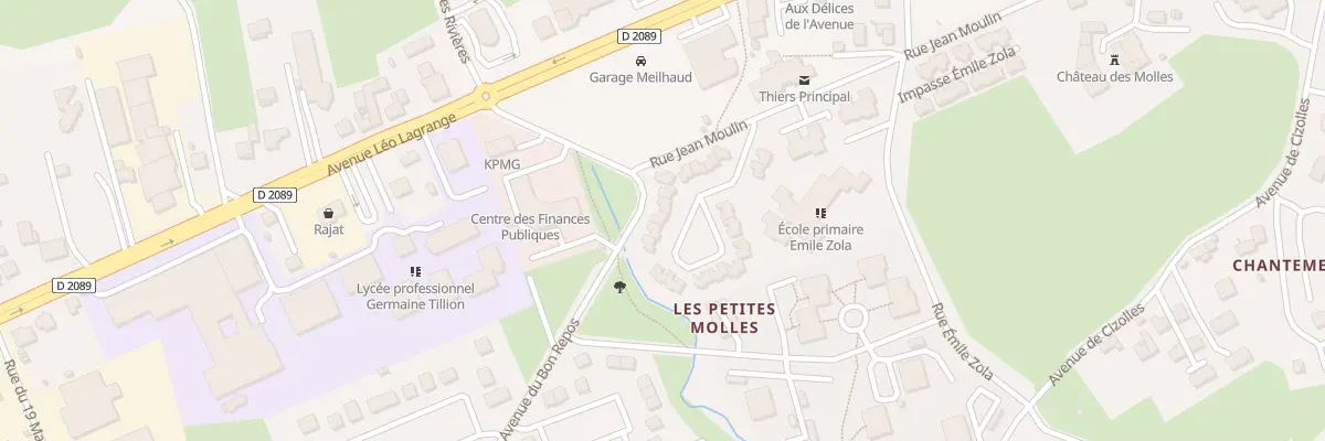Plan du 6 Av du Bon Repos à Thiers