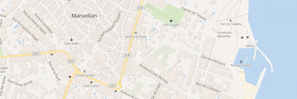 Plan du 3B Rue de l’Horte Neuve à Marseillan