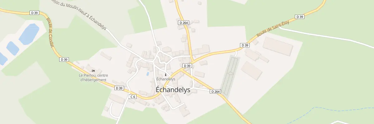 Plan du 5260 Le Bourg à Échandelys