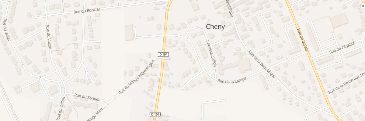 Plan du 6 Rue de la Lampe à Cheny