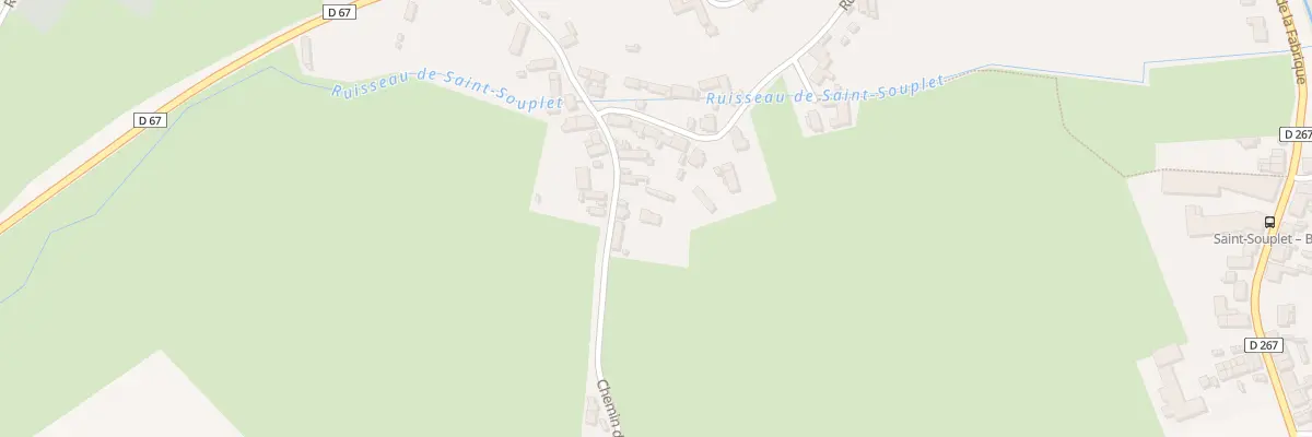 Plan du 9 Che de Vaux à Saint-Souplet