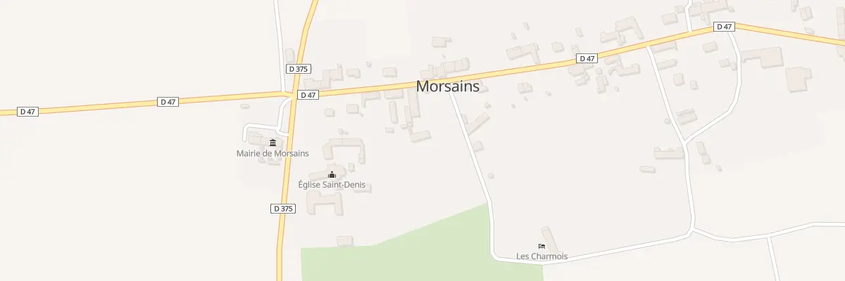 Plan du 1 Imp des Tilleuls à Morsains