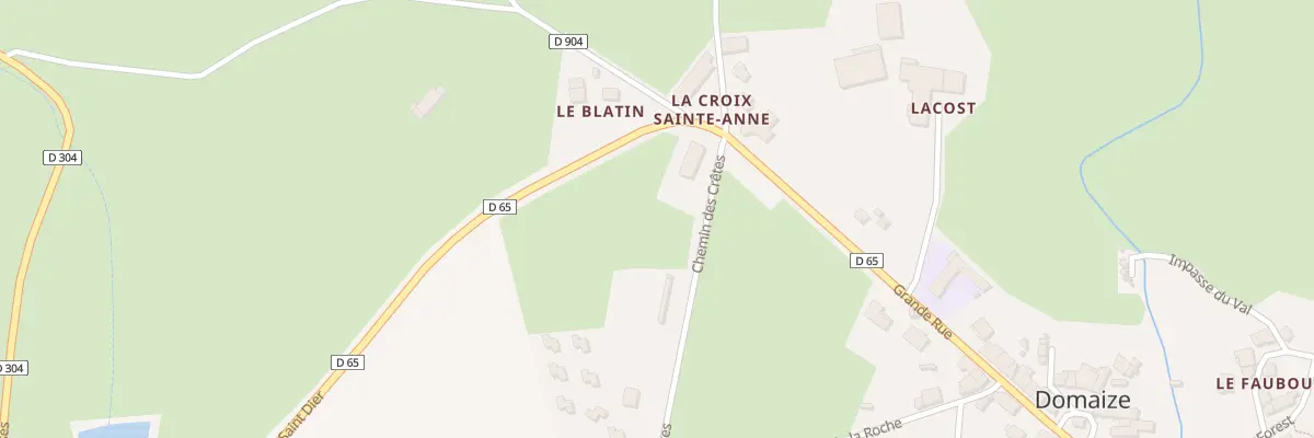 Plan du 5027 La Croix Ste Anne à Ceilloux