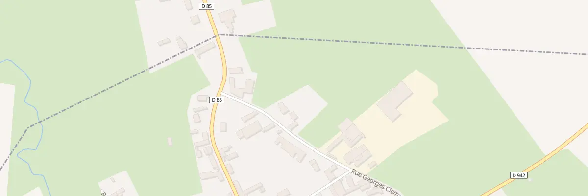 Plan du 1B Rue Georges Clemenceau à Romeries