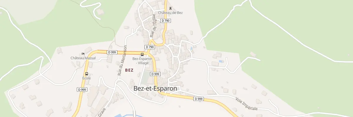 Plan du 5016 Le Village à Bez-et-Esparon