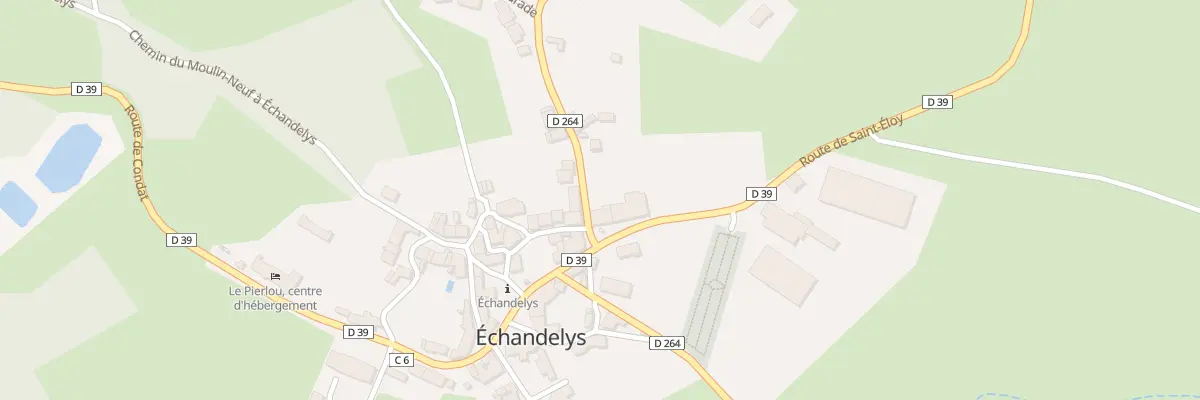 Plan du 5009 Le Bourg à Échandelys