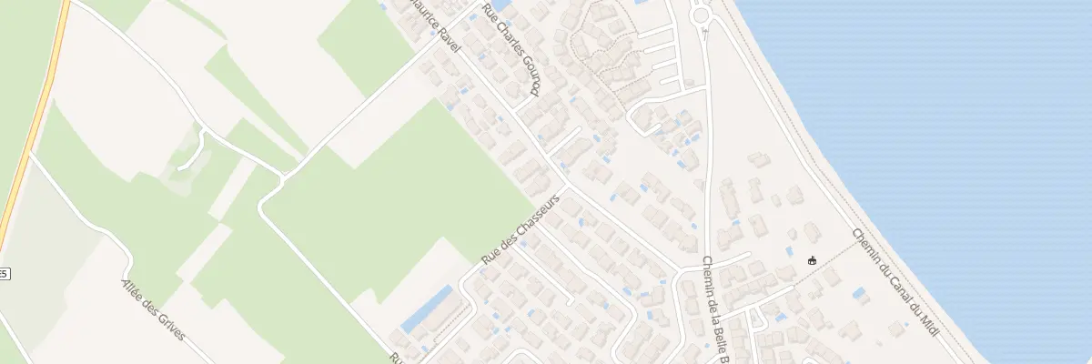 Plan du 75 Rue des Chasseurs à Marseillan