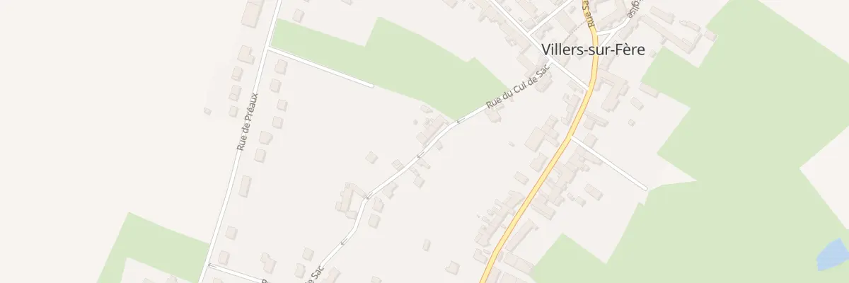 Plan du 13 Rue du Cul de Sac à Villers-sur-Fère