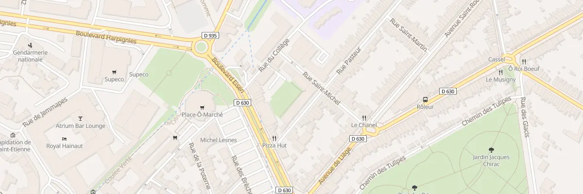 Plan du 5 Rue Pasteur à Valenciennes