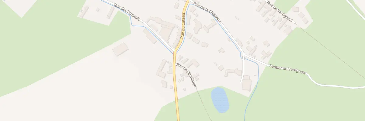 Plan du 1 Rue de l’Ermitage à Romeries