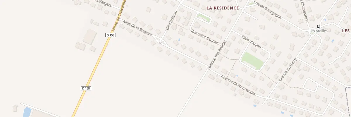 Plan du 16 All la Bruyere à Saint-Georges-sur-Baulche