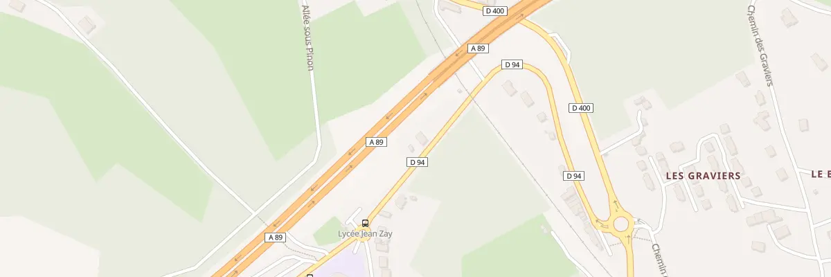 Plan du 11 Rue Jean Zay à Thiers