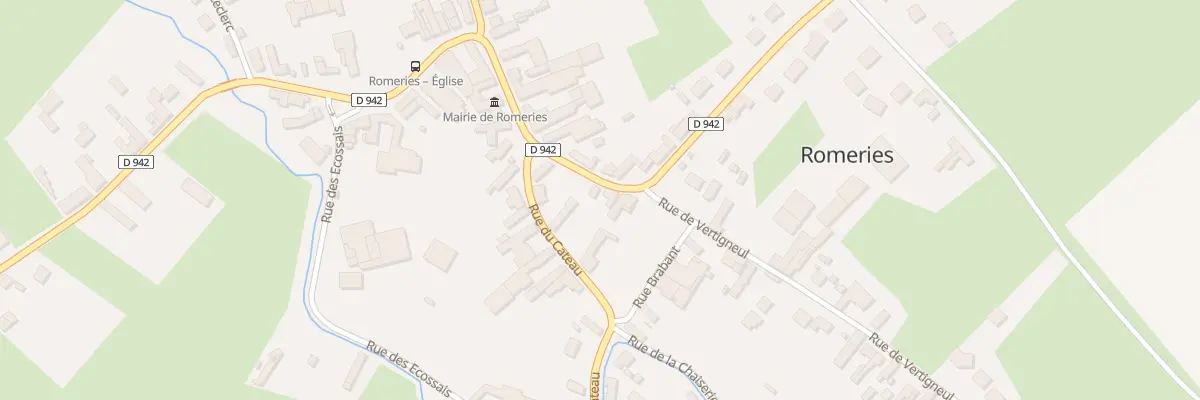 Plan du 10 Rue du Quesnoy à Romeries