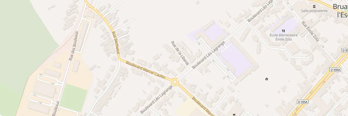 Plan du 3 Rue de la Liberté à Bruay-sur-l’Escaut