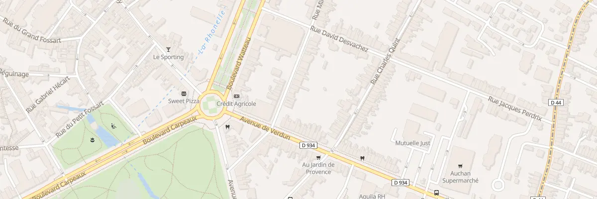 Plan du 6 Rue Milhomme à Valenciennes