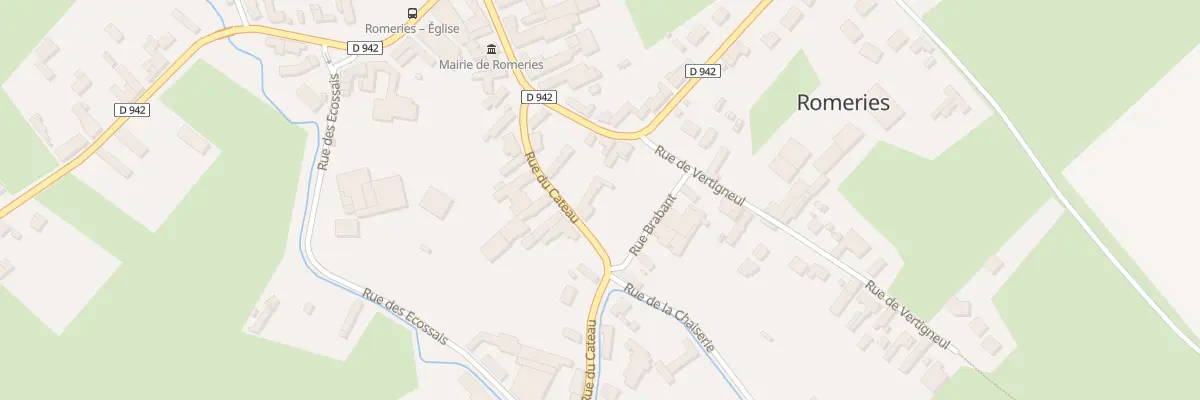 Plan du 5 Rue du Cateau à Romeries